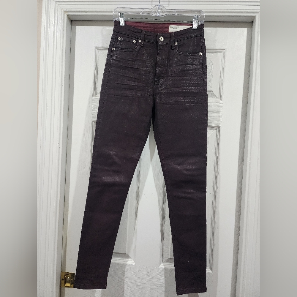 Rag And Bone Size 26 Plum Skinny Jeans  NWOT